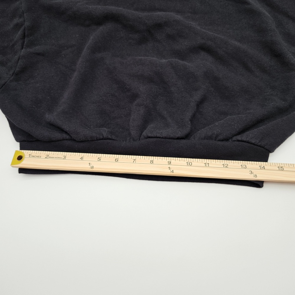 Levi's‎ Black Cropped Hoodie Sweatshirt with Logo Size XS - Picture 7 of 8